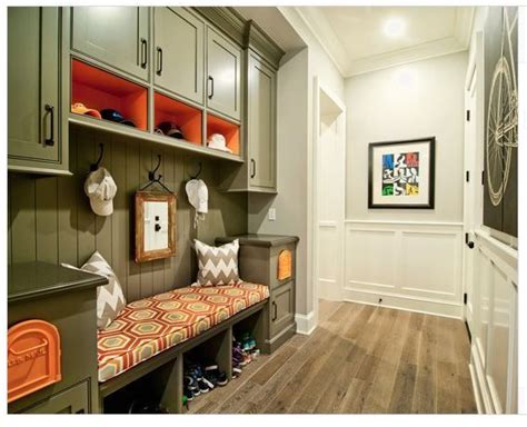 How To Use Green Successfully In A Hallway Mudroom Ideas Green Hallway