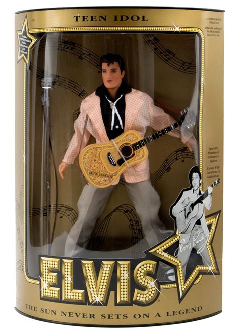 Lot Detail Elvis Presley Teen Idol Hasbro Commemorative Collection Stage Action Figure