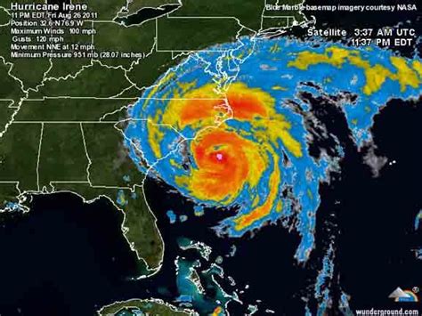 Hurricane Irene Made Landfall In North Carolina Living Oceans