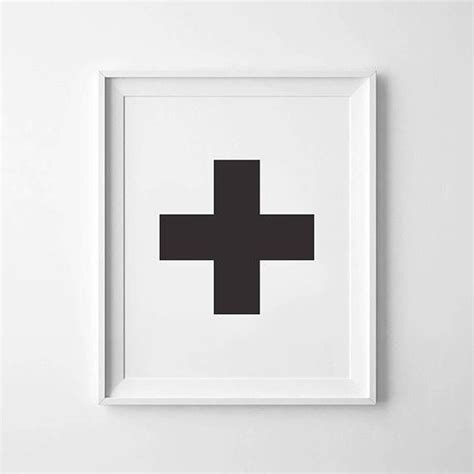 The zwarte cross festival is the largest paid festival in the netherlands, and the largest motor event in the world. Swiss Cross Plus Sign, Printable Poster, Black and White ...