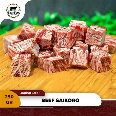 Jual Beef Saikoro Wagyu Meltique Cubes Premium Daging Sapi Saikoro