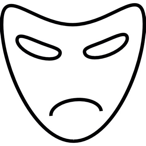 Idealny produkt dla fanów tej postaci. Drama, sad mask shape, ios 7 interface symbol | Free Icon