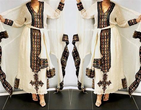 Ethiopianeritrean Clothing Zuria Habesha Kemis Br