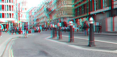 Street London 3d Anaglyph Stereo Red Cyan Fuji W3 Low Pers Wim