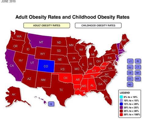 Alabama Second Fattest State Nations Obesity Seems To Be Growing