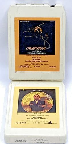 1977 Mantovani Great Popular Composers 1978 Million Dollar Twin Pack 8