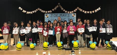 A W E S O M E Joe May Elementary School Hosts Great Spelling Bee The Hub