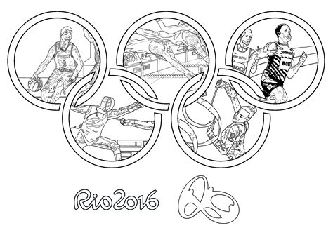 Make a coloring book with olympic sports for one click. Olympic games to color for children - Olympic Games Kids ...