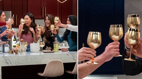 Where To Buy The Love Is Blind Gold Wine Glasses Heart