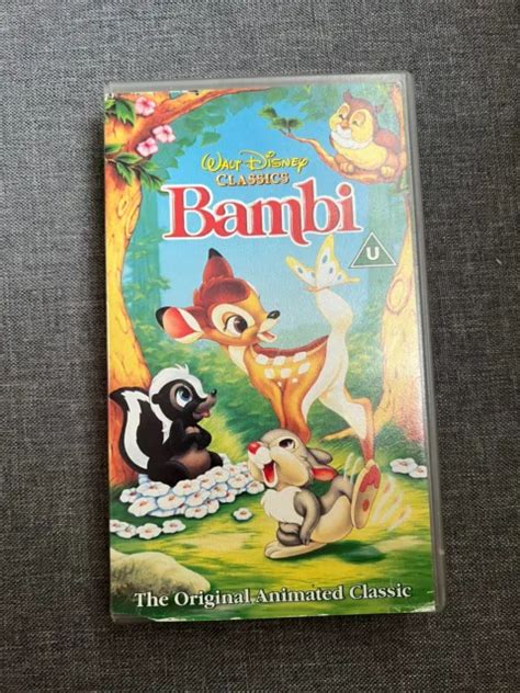 Bambi Walt Disney Classics Vhs The Original Animated Classic Sexiz Pix