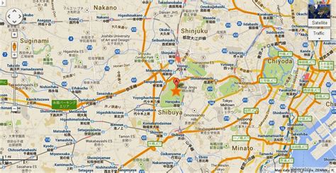 Detail Meiji Jingumeiji Shrine Tokyo Location Map