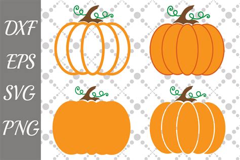 Pumpkin Svg File Pumpkin Cut File Halloween Cut File