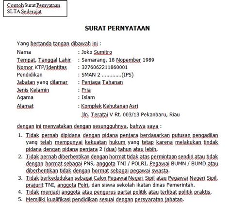 Contoh surat pernyataan persetujuan tugas belajar untuk pegawai atau karyawan. Slta Contoh Surat Lamaran Cpns Kemenkumham 2019 - Kumpulan ...