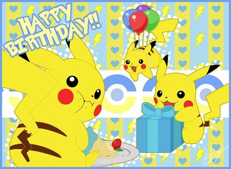 Happy birthday to my little cutie pie. Pokemon Pikachu Happy Birthday Edible Cake Topper Image ...