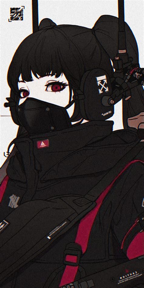 Anime Girl Art Waifu Black 2022 Supreme Hd Phone Wallpaper Pxfuel