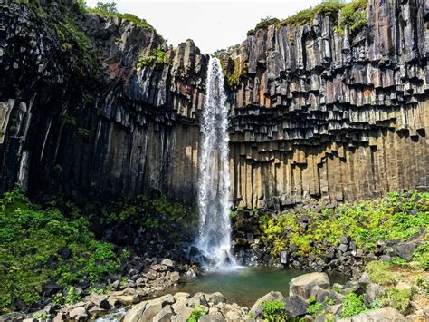 Svartifoss Waterfall Hike In South Iceland