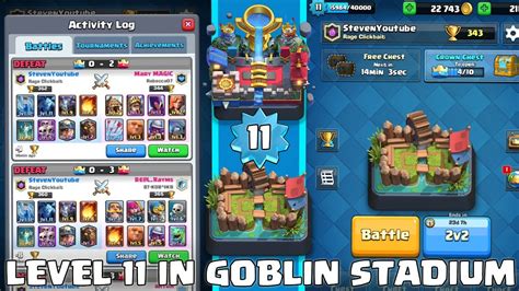 Level 11 In Arena 1 Clash Royale Trophy Dropping To Arena 1 Drop