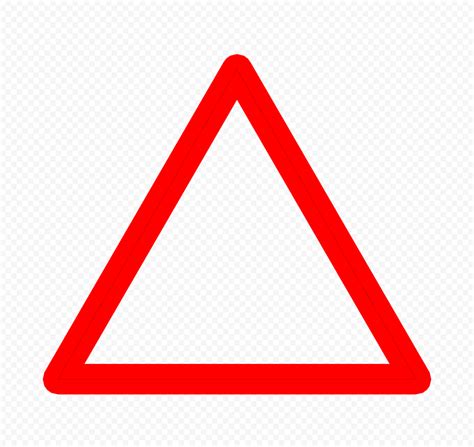 Red Triangle No Background Png And Clipart Images Citypng