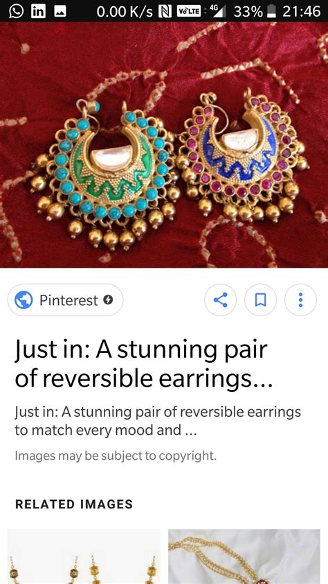 Pin by swati cjappu on Reversible jewellery | Reversible jewelry, Reversible earrings, Crochet ...
