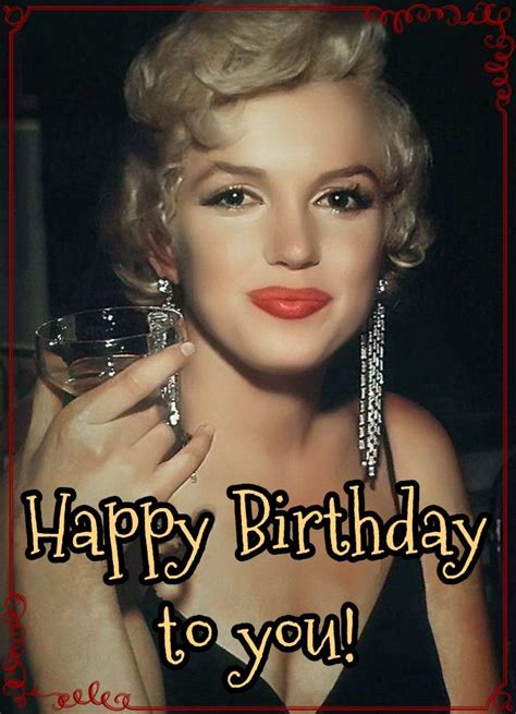Happy Birthday Marilyn Monroe Happy Birthday Wishes Song Happy