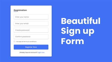 Free Login Registration Form Templates In Html Css