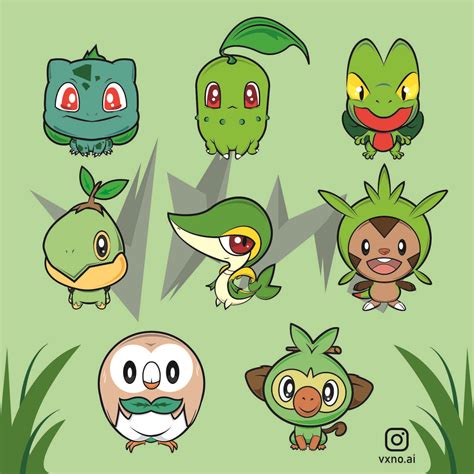 Who Is Your Favourite Pokémon Grass Starter Rpokemon