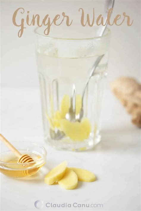 Quick And Easy Ginger Water Recipe ☕ Claudia Canu
