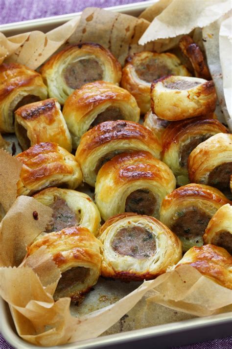 Puff Pastry Sausage Rolls Savored Sips