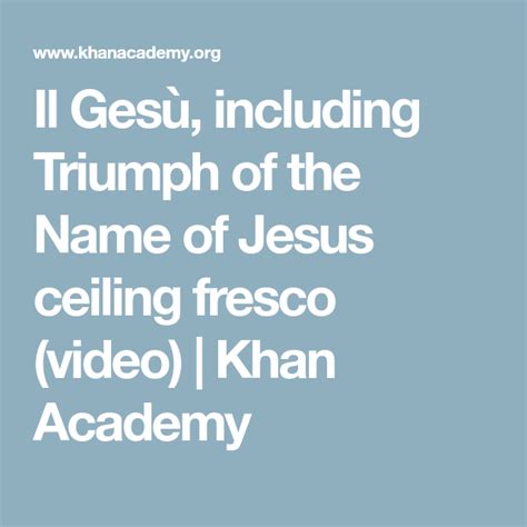 Il gesù's plan was used as a model for many of the churches built by the jesuits during their expansion in the seventeenth century. Il Gesù, including Triumph of the Name of Jesus ceiling ...