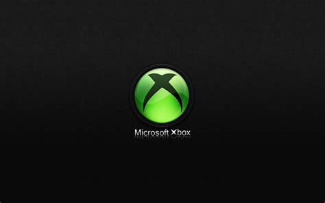 Papel De Parede Preto Logotipo Xbox Verde Círculo