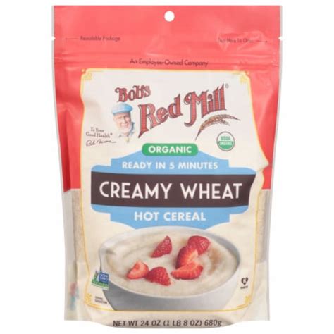 Bobs Red Mill Organic Creamy Wheat Hot Cereal 24 Oz Kroger