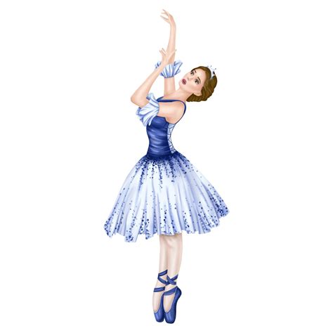 Premium Photo Dancing Prima Ballerina In Elegant Blue Tutu And Pointe