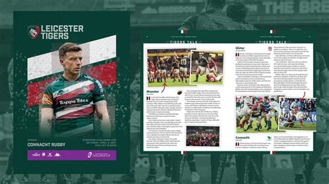 Digital Matchday Programme Leicester Tigers