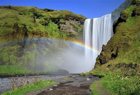 Rainbow In Skogafoss Waterfall In Photograph By Nora Carol Photography