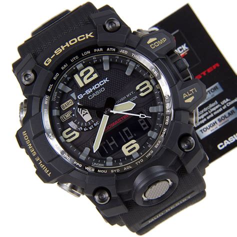 The face is illuminated by a double led light and protected by a. Casio G Shock Mudmaster Watch GWG 1000 1A3 GWG 1000 1A | eBay