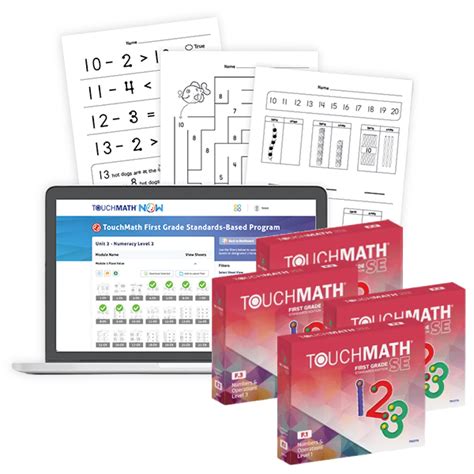 First Grade Math Curriculum Touchmath Outstandingowens Math