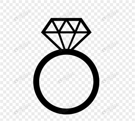 Diamond ring silhouette png image_picture free download 400748037
