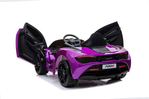12v Official Mclaren 720s Kids Ride On Car Purple