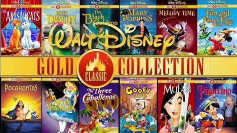 My Disney Dvd Gold Collection 24 Titles Total Youtube