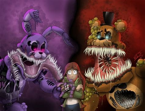 The Twisted Ones Fan Art By Angosturacartoonist Fnaf Dibujos
