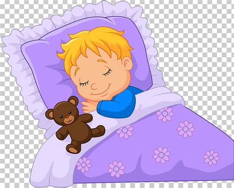 Bed Baby Sleeping Cartoon