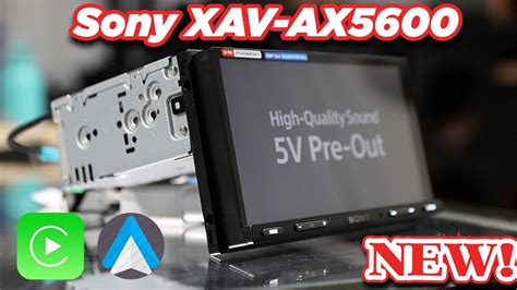 New Sony Xav Ax5600 With Apple Carplay Android Auto And Hdmi Input
