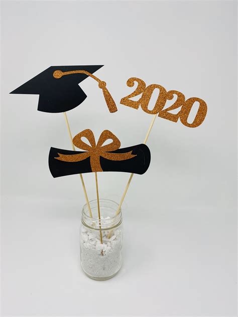 Graduation Decorations 2020 Graduation Centerpiece Sticks Etsy