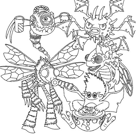 We Singing Monsters Coloring Page Coloring The Best Porn Website