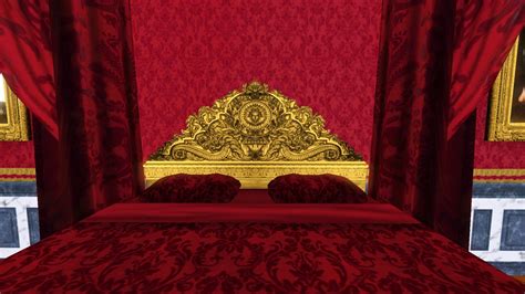 Mod The Sims Louis Xiv Canopy Bed 10791 Hot Sex Picture