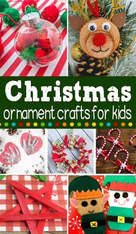 15 Homemade Christmas Ornament Crafts For Kids Homemade Christmas