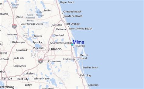 Mims Tide Station Location Guide