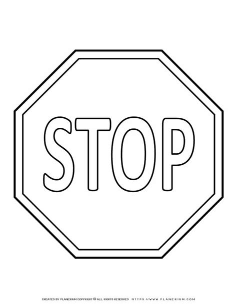 Stop Sign Template Planerium