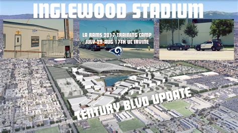 It's a good time to be a clippers fan. LA Rams Inglewood Stadium Century Blvd Update | Training camp next week! - YouTube