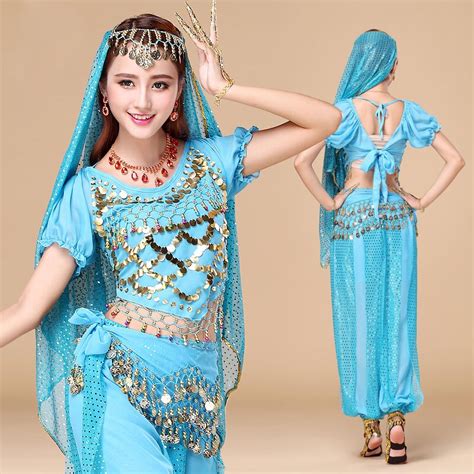 Coin Belly Dancing Performance Women Belly Dance Costumes Tribal Gypsy Bollywood Costume Indian